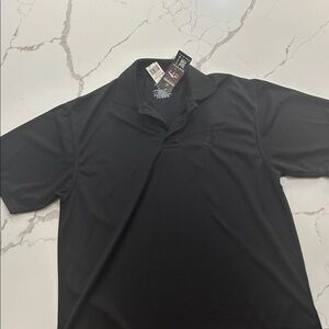 USMC Black Polo Shirt